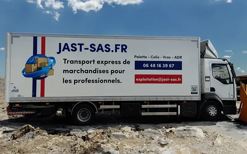 Porteur 12 tonnes de la flotte JAST